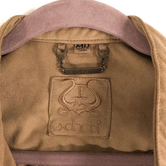 NWOT Odyn Faux Suede Jacket Woman's Size - Picture 2 of 4